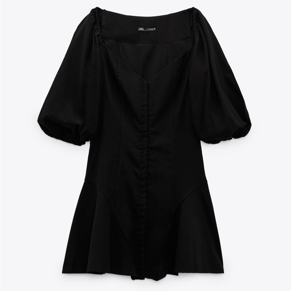 ZARA SWEETHEART NECKLINE DRESS‎